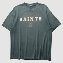 New Orleans Saints 2000s T-Shirt - Gray Vintage cheap