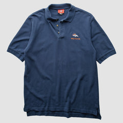 Denver Broncos NFL 2000s Polo - Navy Vintage discount