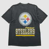 Pittsburgh Steelers 1997 T-Shirt - Black Vintage on sale