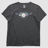 Pittsburgh Steelers Reebok 2009 T-Shirt - Gray Vintage for sale