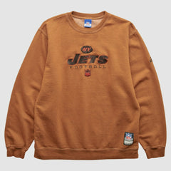 New York Jets Reebok 2000s Pullover Sweatshirt - Brown Vintage online