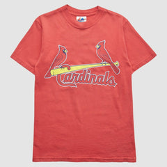St. Louis Cardinals Majestic 2000s T-Shirt - Red Vintage