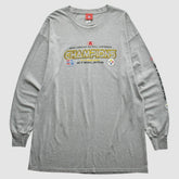 Pittsburgh Steelers NFL 2005 T-Shirt - Gray Vintage on sale
