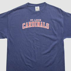St. Louis Cardinals Adidas 2000s T-Shirt - Navy Vintage