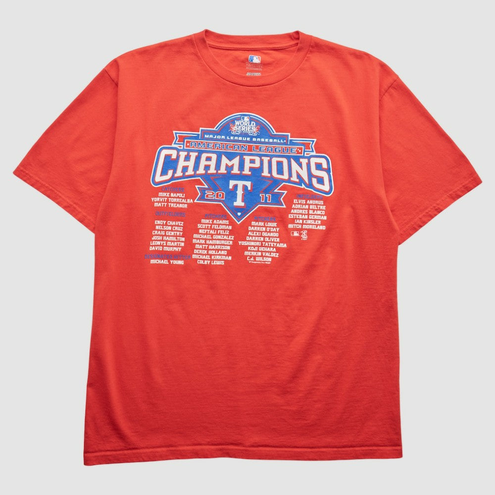 Texas Rangers 2011 T-Shirt - Red Vintage