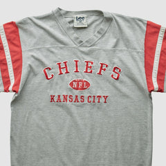 Kansas City Chiefs Lee Apparel 2000s T-Shirt - Gray Vintage on sale