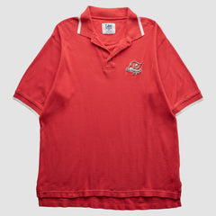 Tampa Bay Buccaneers Lee Apparel 90s Polo - Red Vintage discount