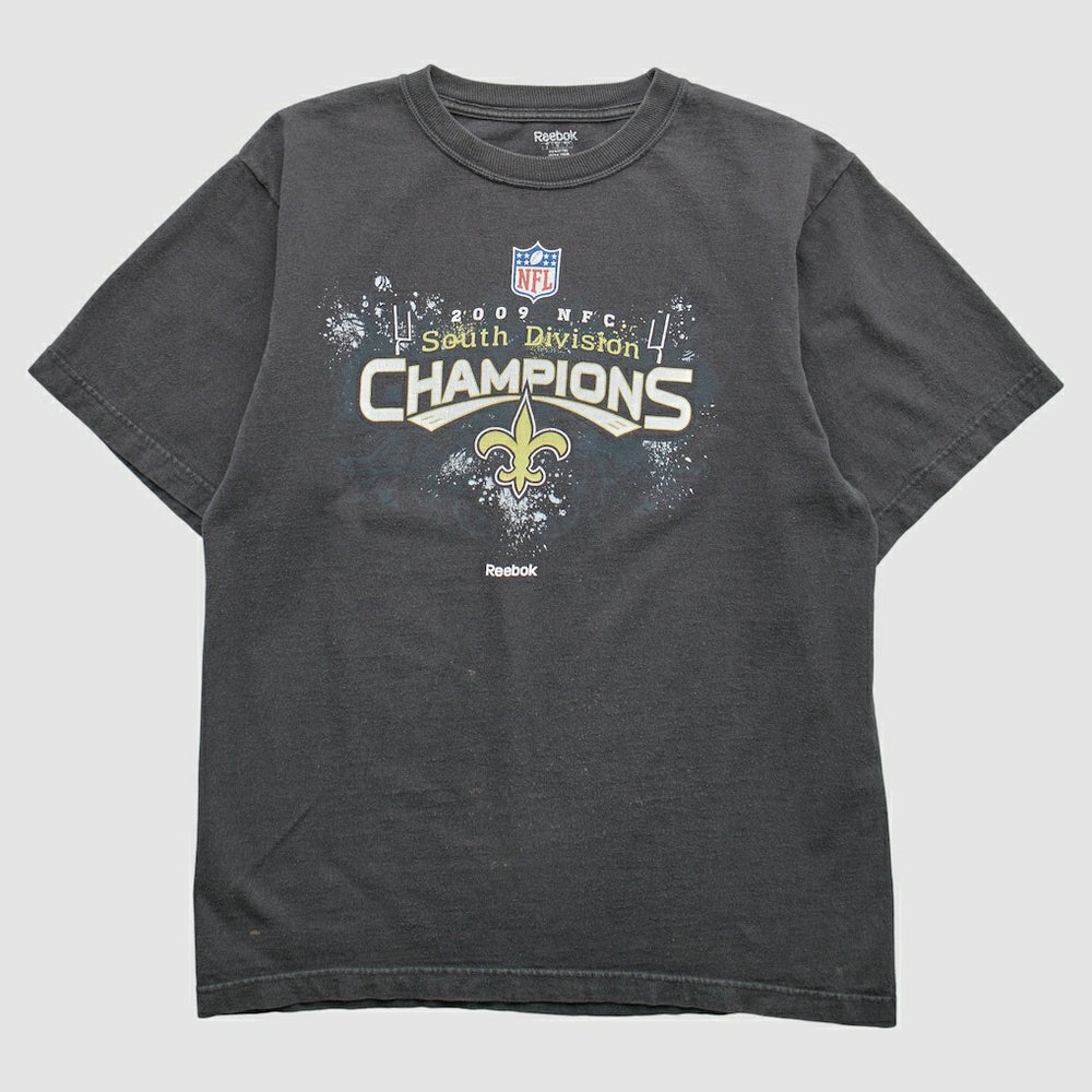 New Orleans Saints Reebok 2009 T-Shirt - Black Vintage online