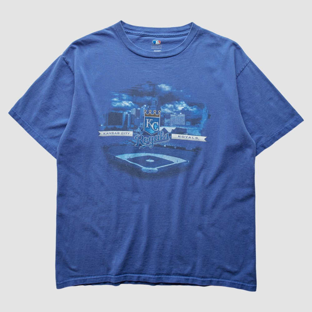 Kansas City Royals 2000s T-Shirt - Blue Vintage