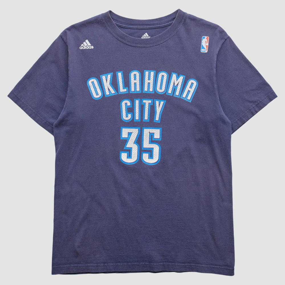 Oklahoma City Thunder 2010s T-Shirt - Navy Vintage | Adidas for sale