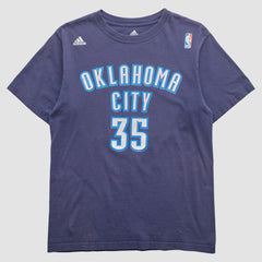 Oklahoma City Thunder 2010s T-Shirt - Navy Vintage | Adidas for sale
