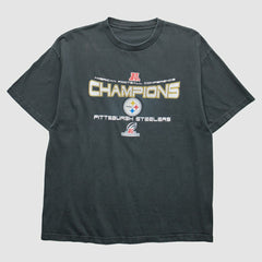 Pittsburgh Steelers 2000s T-Shirt - Black Vintage outlet