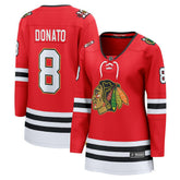 Ryan Donato Chicago Blackhawks Fanatics Women's Centennial Breakaway Player Jersey Red