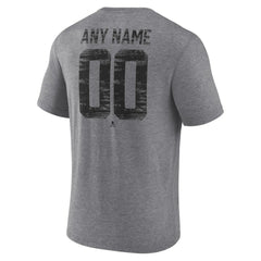 Utah Mammoth Heritage Custom Tri-Blend T-Shirt Gray