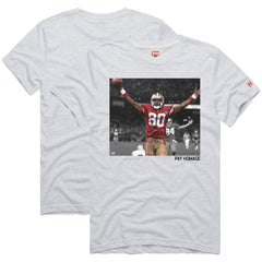Jerry Rice San Francisco 49ers Homage Unisex Pay Homage Tri-Blend T-Shirt - Ash for sale