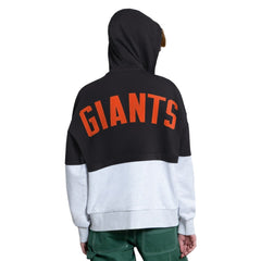 San Francisco Giants Starter Women's Wishbone Full-Zip Hoodie - Black/Heather Gray