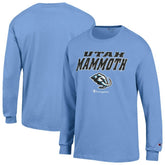 Utah Mammoth Champion Jersey Long Sleeve T-Shirt Blue