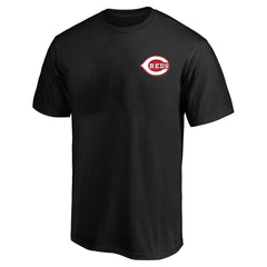 Cincinnati Reds Profile Big & Tall Two-Sided Graphic T-Shirt - Black