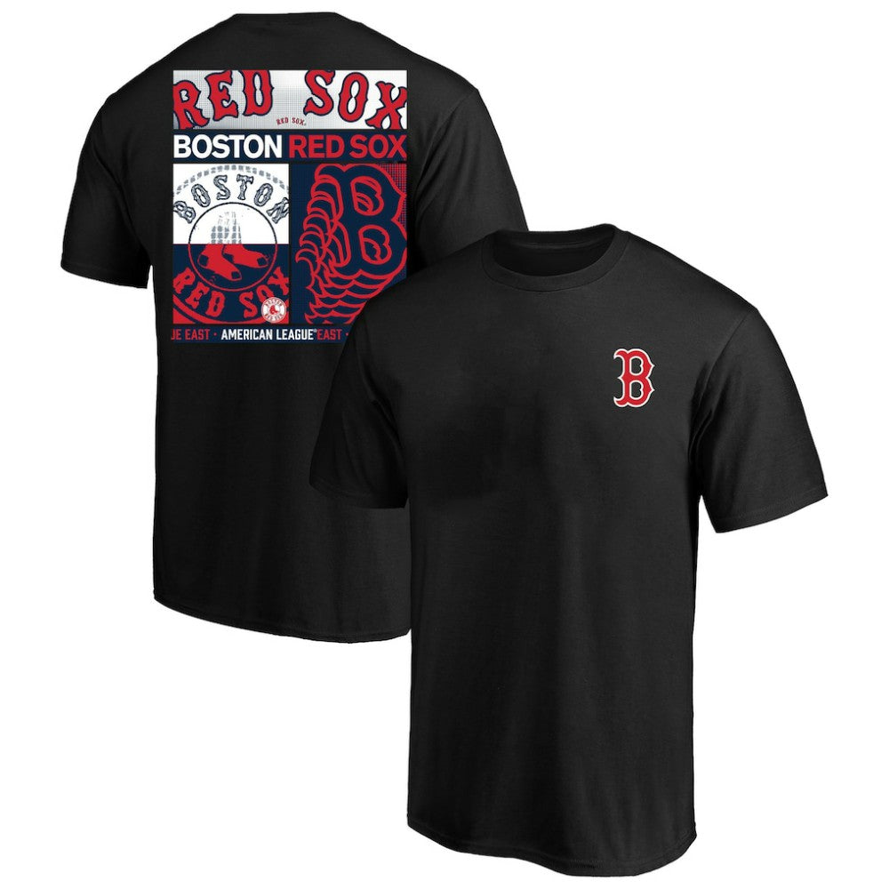Boston Red Sox Profile Big & Tall Two-Sided Graphic T-Shirt - Black