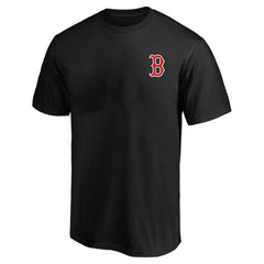 Boston Red Sox Profile Big & Tall Two-Sided Graphic T-Shirt - Black