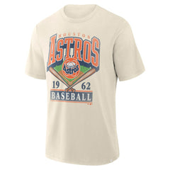 Houston Astros Profile Big & Tall Screen Print T-Shirt - Cream
