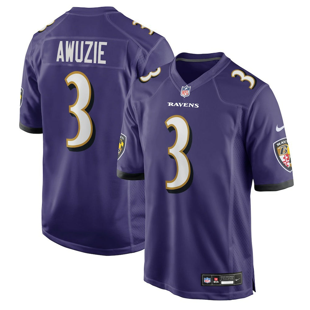 Chidobe Awuzie Baltimore Ravens Team Game Jersey - Purple | Nike outlet