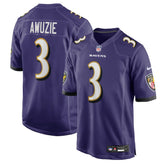 Chidobe Awuzie Baltimore Ravens Team Game Jersey - Purple | Nike outlet