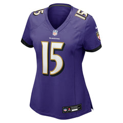 Cooper Rush Baltimore Ravens Women's Team Game Jersey - Purple | Nike for sale