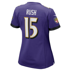 Cooper Rush Baltimore Ravens Women's Team Game Jersey - Purple | Nike for sale