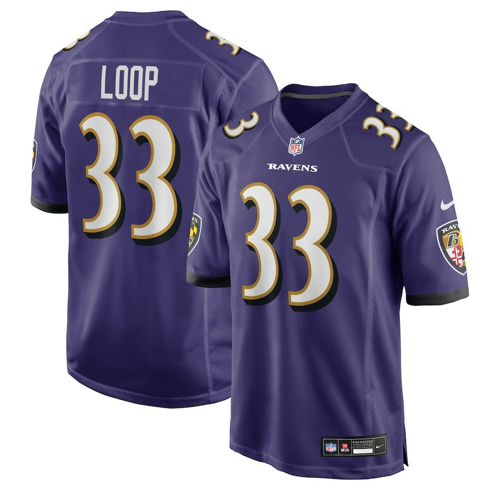 Tyler Loop Baltimore Ravens Team Game Jersey - Purple | Nike discount