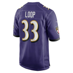 Tyler Loop Baltimore Ravens Team Game Jersey - Purple | Nike discount