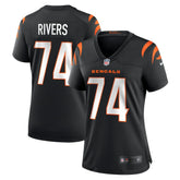 Jalen Rivers Cincinnati Bengals Women's Team Game Jersey - Black | Nike on sale
