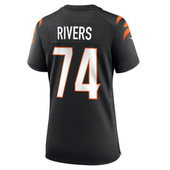 Jalen Rivers Cincinnati Bengals Women's Team Game Jersey - Black | Nike on sale