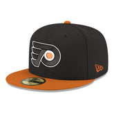 Philadelphia Flyers New Era Core Logo Two-Tone 59FIFTY Fitted Hat Black