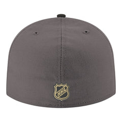 Vegas Golden Knights New Era Core Logo Two-Tone 59FIFTY Fitted Hat Gray
