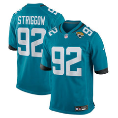 Danny Striggow Jacksonville Jaguars Team Game Jersey - Teal | Nike for sale