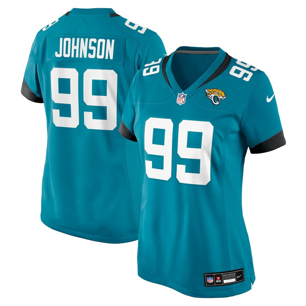 Austin Johnson Jacksonville Jaguars Women's Team Game Jersey - Teal | Nike sale