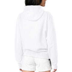 Milwaukee Brewers G-III 4Her by Carl Banks Women's Metallic Drop Fleece Hoodie - White