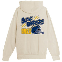 Los Angeles Chargers The Wild Collective Unisex Superchargers Hoodie - Cream outlet
