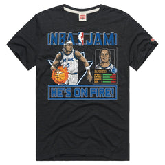 Paolo Banchero Orlando Magic Homage Unisex NBA Jam Tri-Blend T-Shirt - Charcoal shop