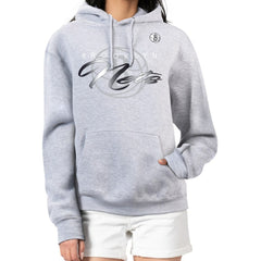 Brooklyn Nets G-III 4Her by Carl Banks Women's Shadow Logo Tri-Blend Fleece Hoodie - Gray online