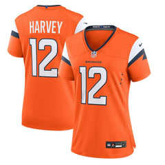 RJ Harvey Denver Broncos Women's Team Game Jersey - Orange | Nike sale