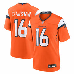Jeremy Crawshaw Denver Broncos Team Game Jersey - Orange | Nike outlet