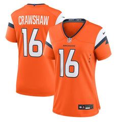 Jeremy Crawshaw Denver Broncos Women's Team Game Jersey - Orange | Nike discount