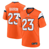 Jahdae Barron Denver Broncos Team Game Jersey - Orange | Nike cheap