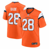 Tyler Badie Denver Broncos Team Game Jersey - Orange | Nike discount