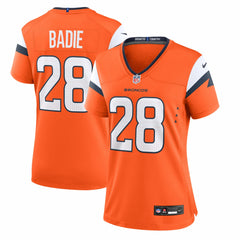 Tyler Badie Denver Broncos Women's Team Game Jersey - Orange | Nike sale