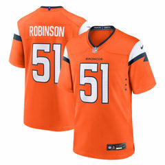 Que Robinson Denver Broncos Team Game Jersey - Orange | Nike outlet