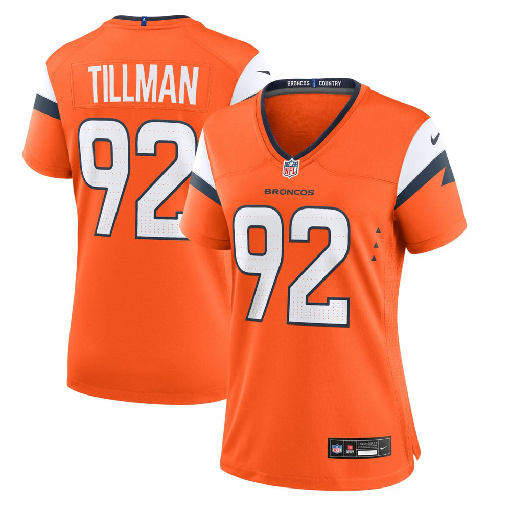Dondrea Tillman Denver Broncos Women's Team Game Jersey - Orange | Nike cheap