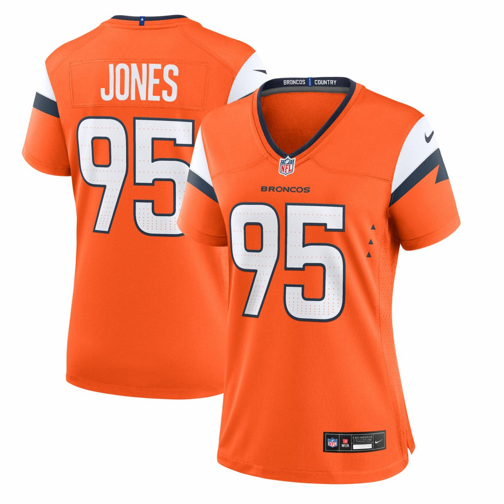 Sai'vion Jones Denver Broncos Women's Team Game Jersey - Orange | Nike on sale